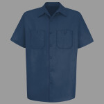 Men's Cotton Short Sleeve Uniform Shirt
