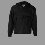 Unisex Packable Half-Zip Hooded Pullover Jacket