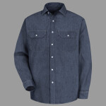 Men's Deluxe Denim Long Sleeve Shirt