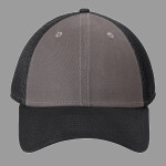 Snapback Contrast Front Mesh Cap