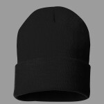 12" Solid Cuffed Beanie