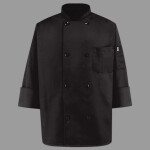 Black Traditional Chef Coat