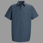 Men's Specialized Short Sleeve Pocketless Work Shirt