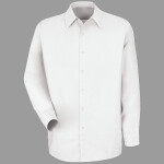 Men's Specialized Pocketless Poplin Long Sleeve Work Shirt