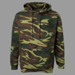 Unisex Camo Fleece Hoodie Sweatshirt