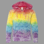 Girls’ Courtney Burnout V-Notch Hooded Sweatshirt