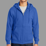Tall Essential Fleece Full Zip Hooded Sweatshirt
