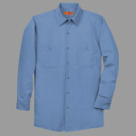 Long Size, Long Sleeve Industrial Work Shirt
