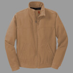 Washed Duck Cloth Flannel Lined Work Jacket