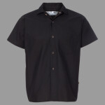 Poplin Cook Shirt with Gripper Closures