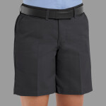 Women's Plain Front 8" Shorts