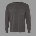 Unisex Garment-Dyed Heavyweight Long Sleeve Pocket T-Shirt