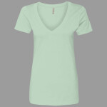 Women’s CVC Deep V-Neck T-Shirt