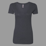 Women’s Triblend Deep V-Neck T-Shirt