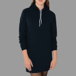 5398 California Fleece Pullover Raglan Hoody Dress