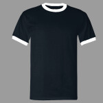 BB410 Poly-Cotton S/S Ringer T-Shirt