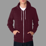 MT497 Salt and Pepper Zip Hoody