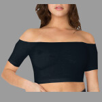 RSA8389 Cotton Spandex Off-Shoulder Top
