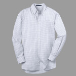 Plaid Pattern Easy Care Shirt