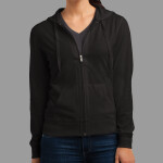 Women's Fitted Jersey Full Zip Hoodie