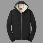 Heavyweight Sherpa Lined Hooded Fleece Jacket