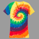 Women's Tie Dye V Neck Tee