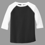 Toddler Baseball Fine Jersey Three-Quarter Sleeve Tee