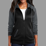 Women's Sport Wick ® Varsity Fleece Full Zip Hooded Jacket