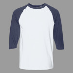 Unisex Heavy Cotton™ Raglan Three-Quarter Sleeve T-Shirt