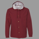 Men's Water-Resistant Hooded Windbreaker