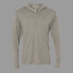 Unisex Triblend Hooded Long Sleeve Pullover T-Shirt