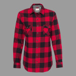 Women's Vintage Brushed Flannel Shirt