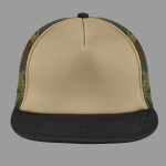 Flat Bill Snapback Trucker Cap