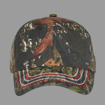 Americana Contrast Stitch Camouflage Cap