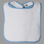 Infant Contrast Trim Terry Bib