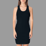 3335 2x1 Rib Racerback Dress