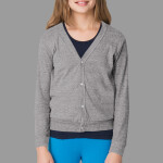 BR200 Youth Tri-Blend Rib Cardigan