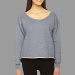 HVT316 Heavy Terry Athletic Crop Sweatshirt