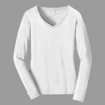 Women's Long Sleeve Fan Favorite V Neck Tee