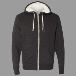 Unisex Sherpa-Lined Hooded Sweatshirt
