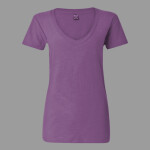 Women's V-Neck Slub T-Shirt