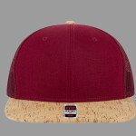 OTTO CAP "OTTO SNAP" 6 Panel Mid Profile Mesh Back Trucker Snapback Hat