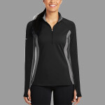 Women's Sport Wick ® Stretch Contrast 1/4 Zip Pullover