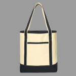 Large Cotton Canvas Tote