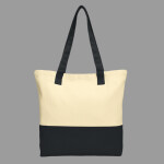 Colorblock Cotton Tote