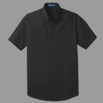Short Sleeve Carefree Poplin Shirt
