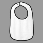 Infant Contrast Trim Terry Bib