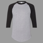 Unisex Three-Quarter Raglan Sleeve Baseball Jersey T-Shirt