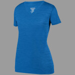 Women's Shadow Tonal Heather Training V-Neck T-Shirt