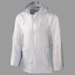 Men's Clear Hooded Rain Jacket